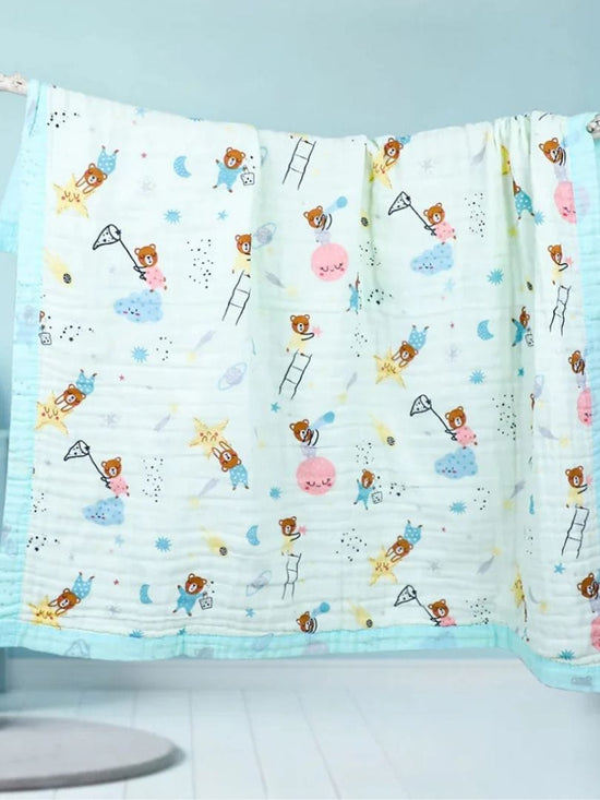 Baby Muslin Dohar For Babies | 100% Cotton | 6 Layers