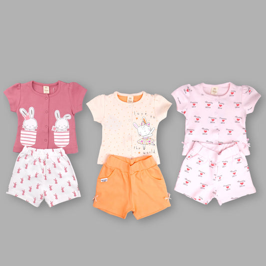 Baba Suit Combos For Girls || 0-12M || MT61005