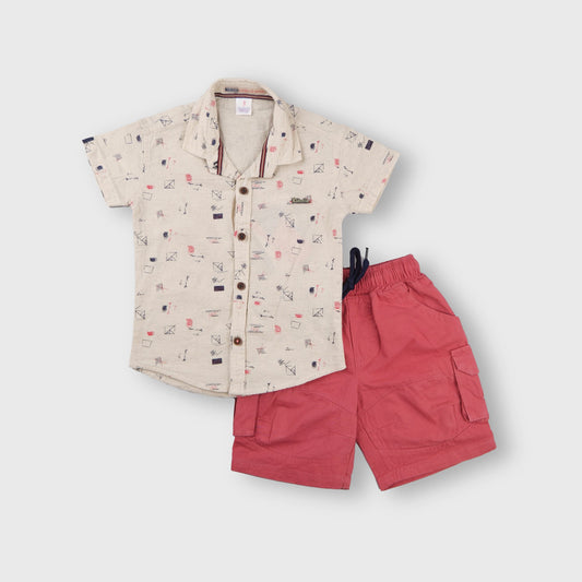 Clothing Sets For Boys | 3-12 Months | KG2350 Fawn