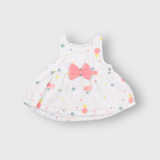 Frocks For Girls || 0-9 Months || 6704 White