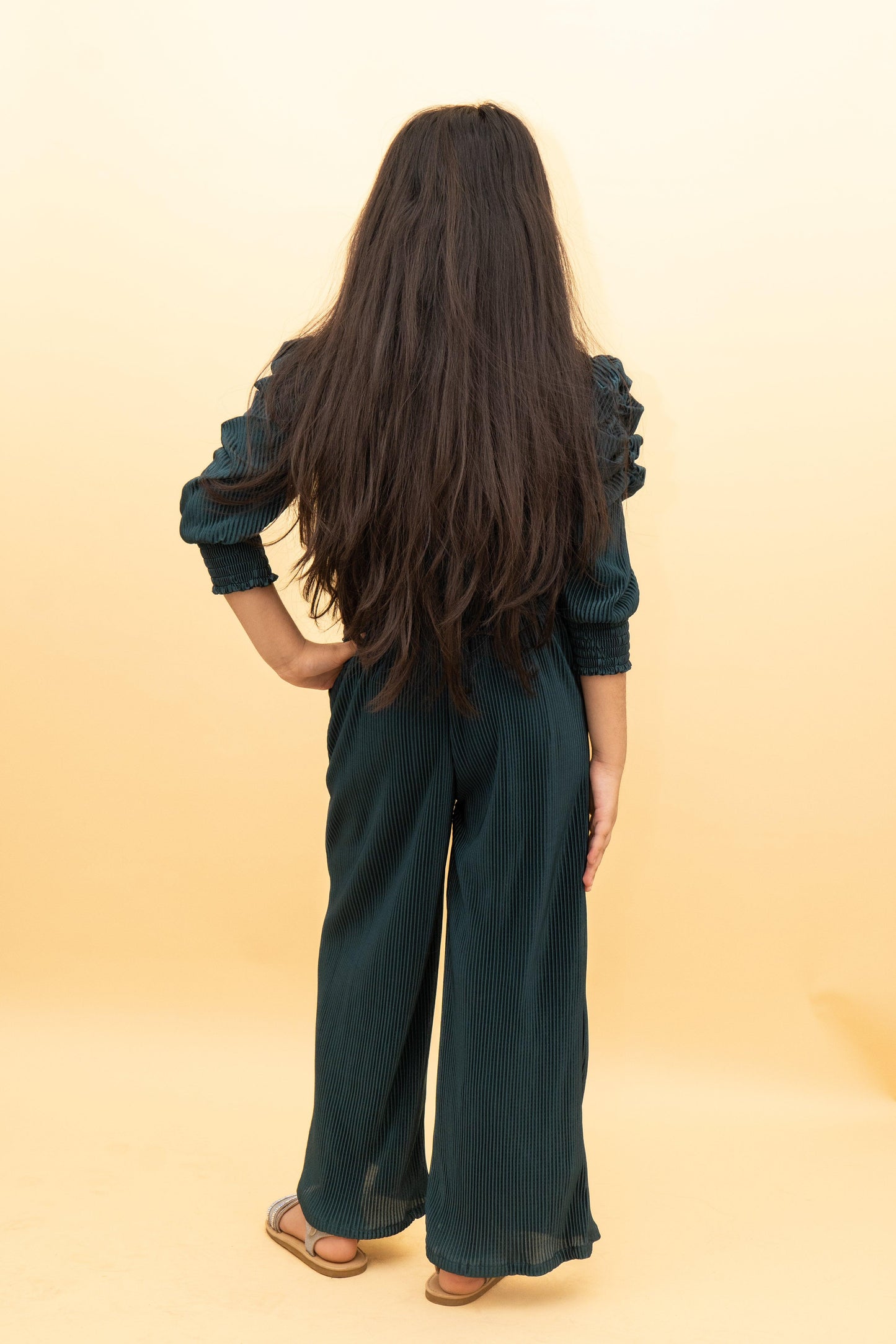 Girls Plain Co-ord Set