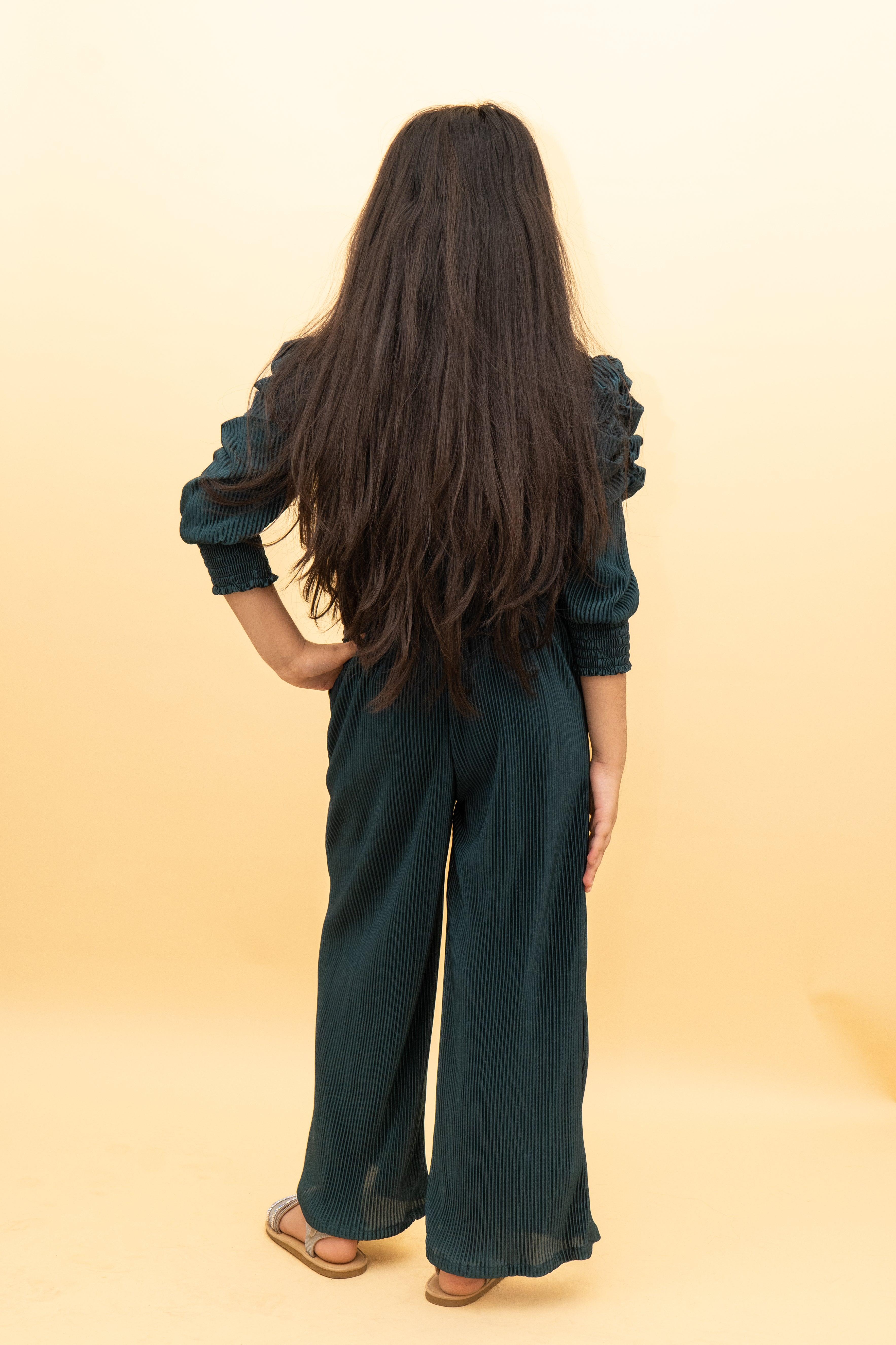 Girls Plain Co-ord Set