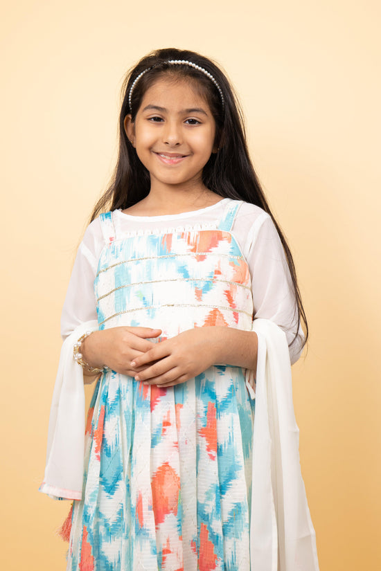 Digital Print Dhoti Set For Girls