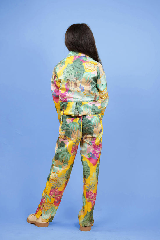 Multicolor Floral Print Co-ord Sets For Girls