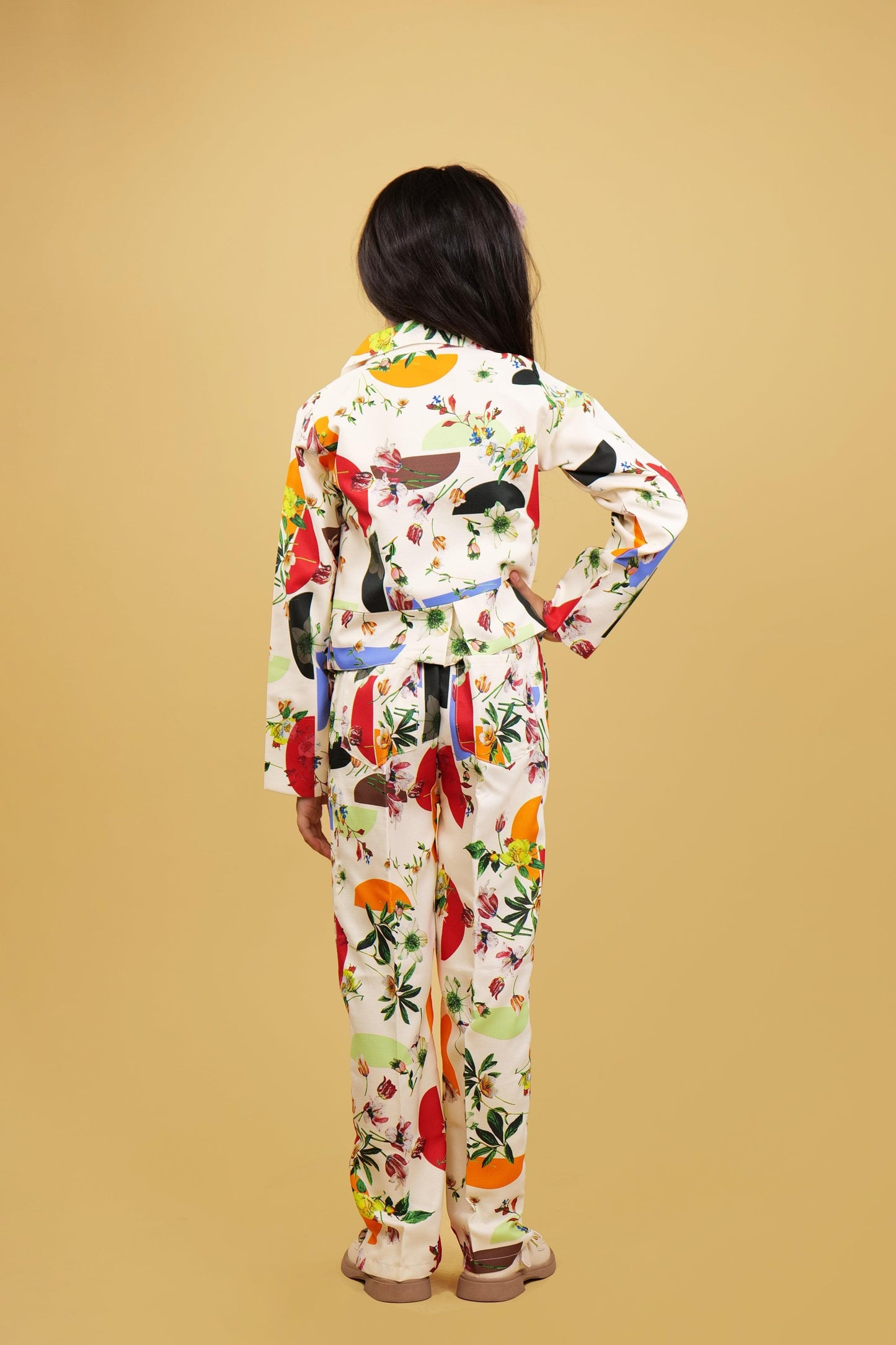 Holiday Print Girls Co-ord Set