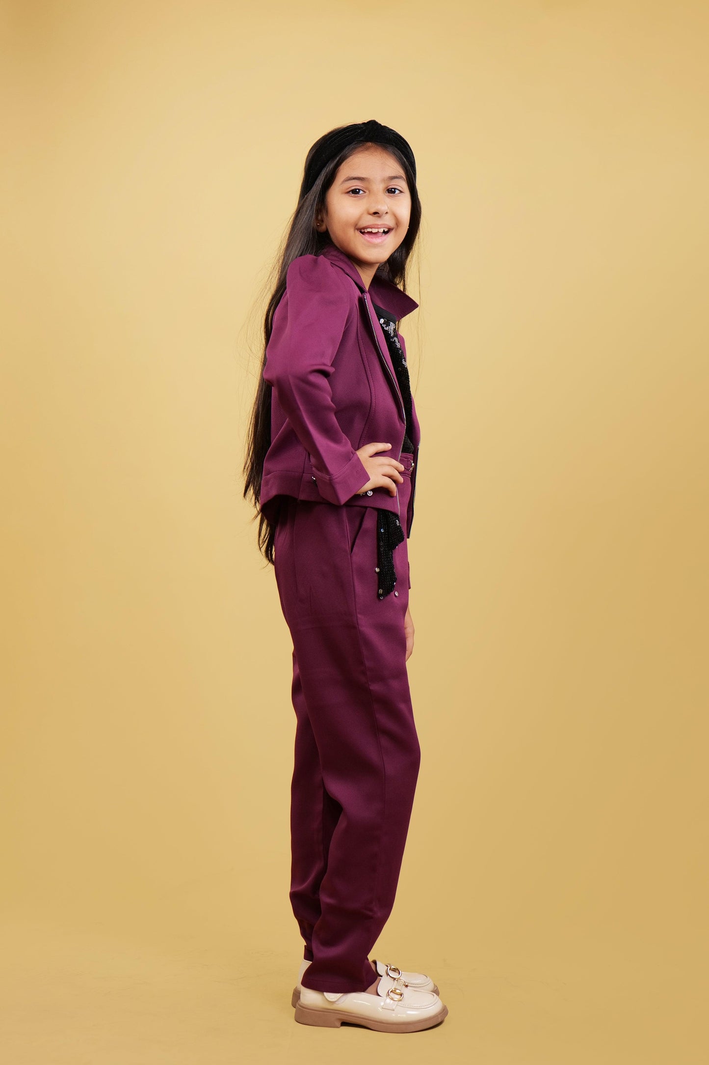 Maroon Co-ord Sets For Girls