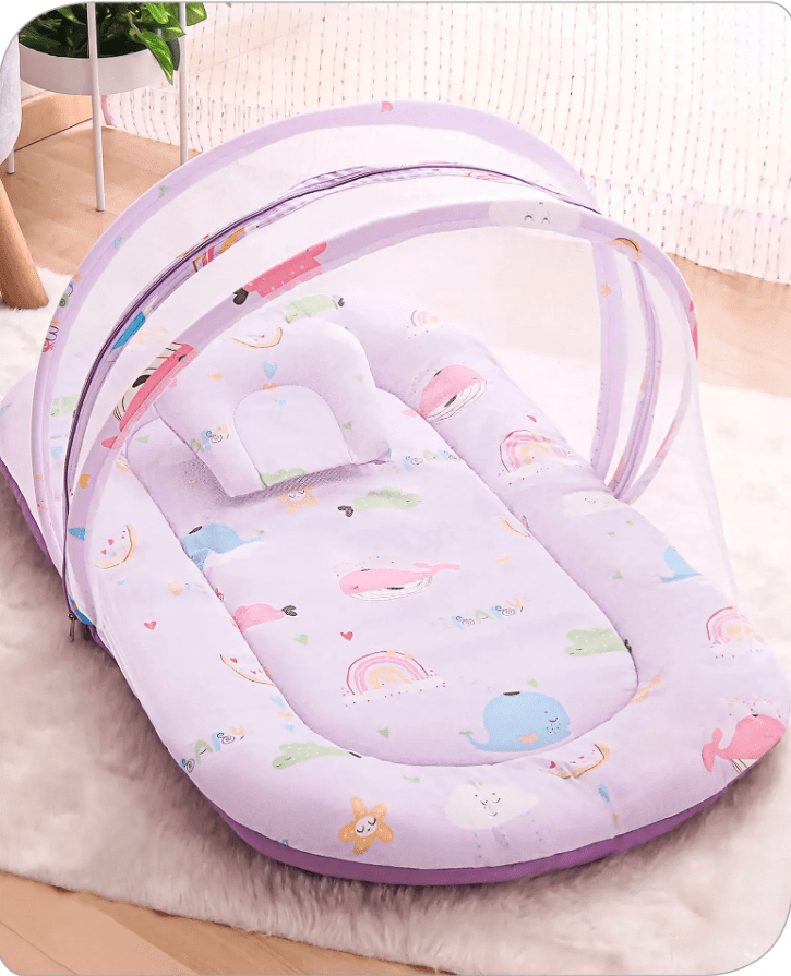 Baby Bedding With Mosquito Net
