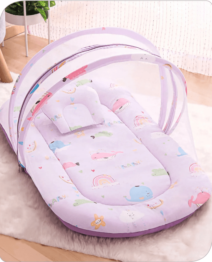 Baby Bedding With Mosquito Net