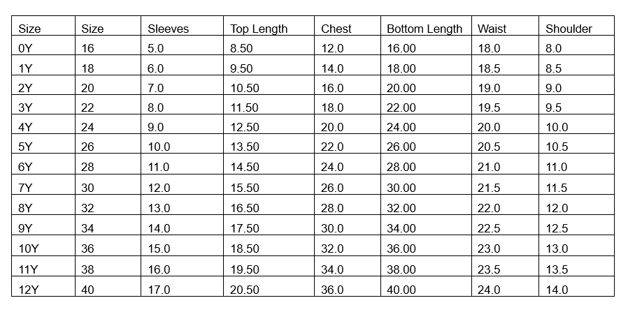 Girls Plain Co-ord Set