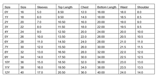 Girls Plain Co-ord Set