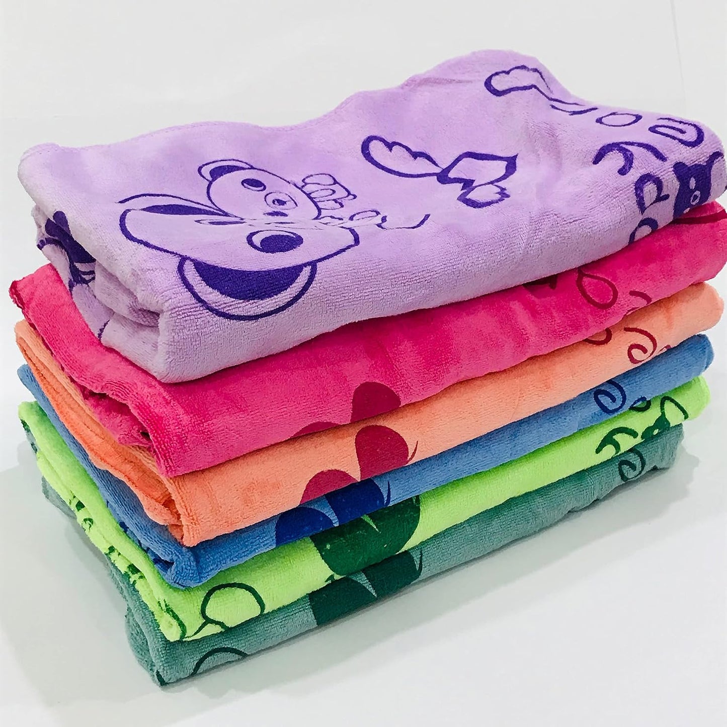 Baby 100% Cotton Towels | Pack of 2 | Random Colors