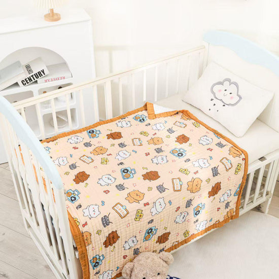 Baby Muslin Dohar For Babies | 100% Cotton | 6 Layers