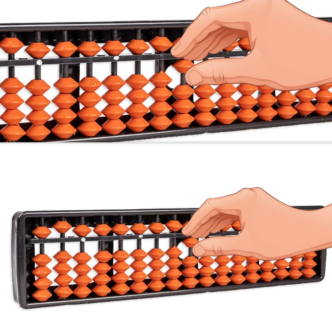 Brown Color Learning Abacus Toy – Educational Counting Tool for Children