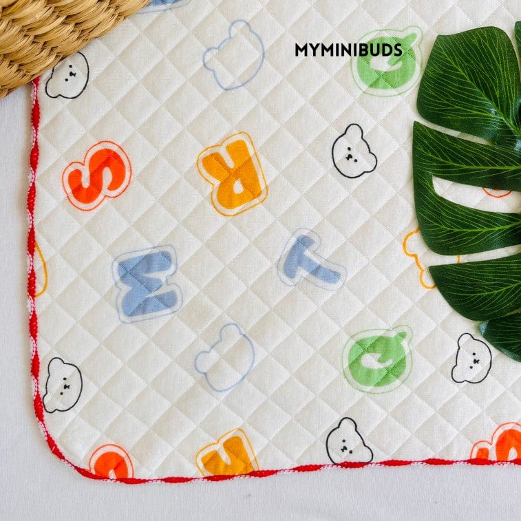 Soft Cotton Baby Blanket – Grey Rabbit Print Design