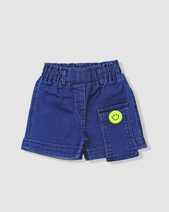 Clothing Sets For Girls | Sleevless top & Denim Shorts | Pack of 1