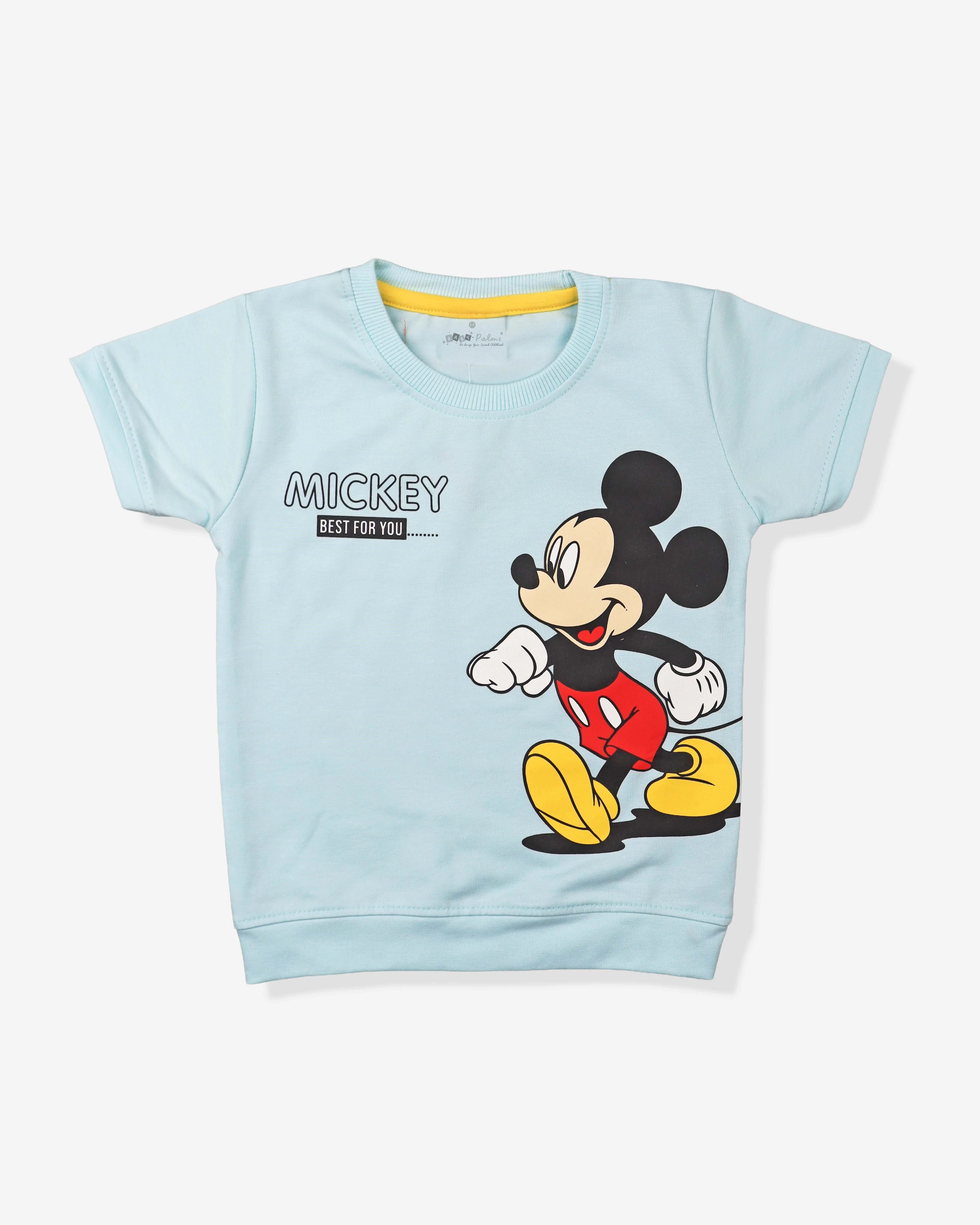 Peach Clothing Set For Boys | Soft & Comfy With Stripped Shorts