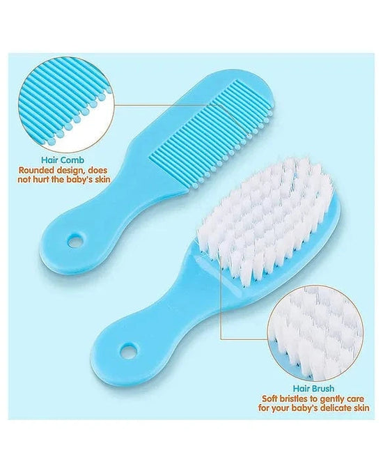 Blue Portable Baby Care Set – 6 Essentials for Newborns