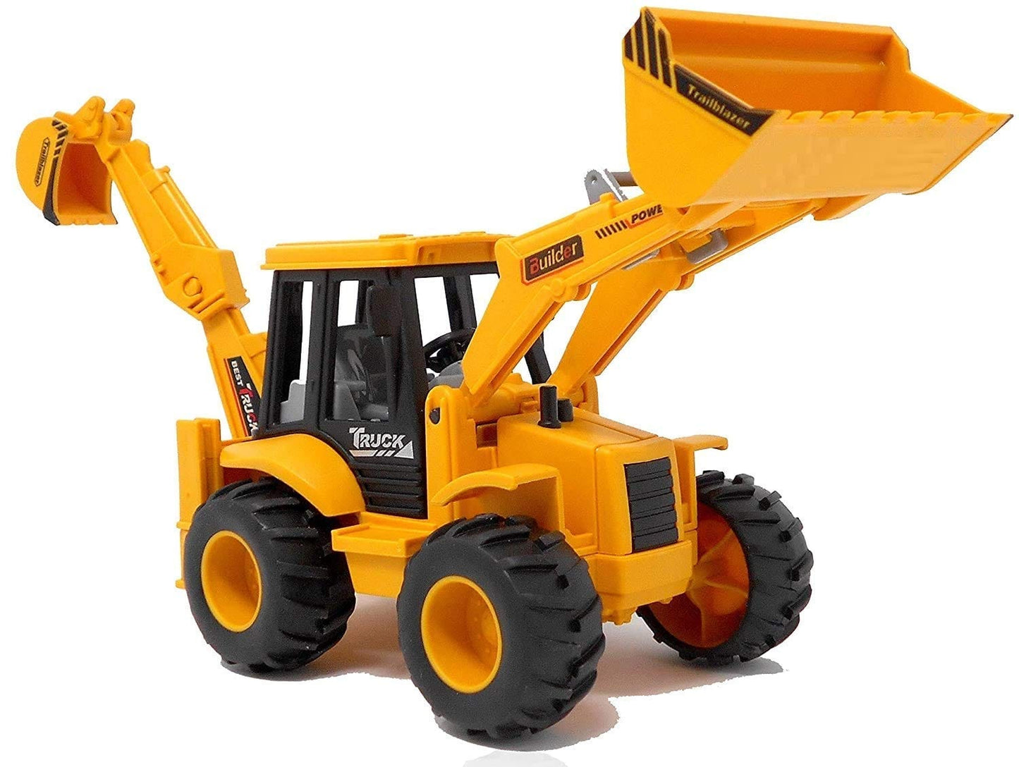 2 In 1 Bulldozer And Excavator Construction Toy For Kids