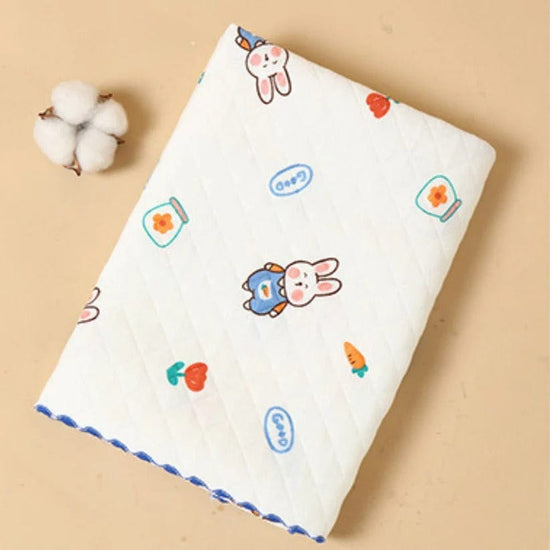 Non Hooded Soft Cotton Printed Swaddle Wrap for Newborns