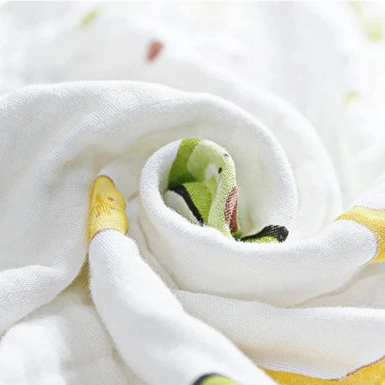 Non Hooded Soft Cotton Printed Swaddle Wrap for Newborns