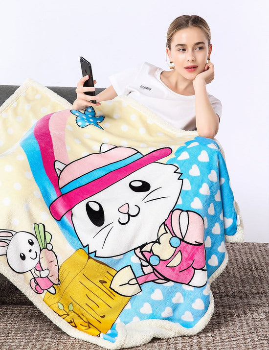 Fleece Blanket For Newborn Babies | Mink Blanket For Newborn babies| Soft & Comfortable | 0-3Y