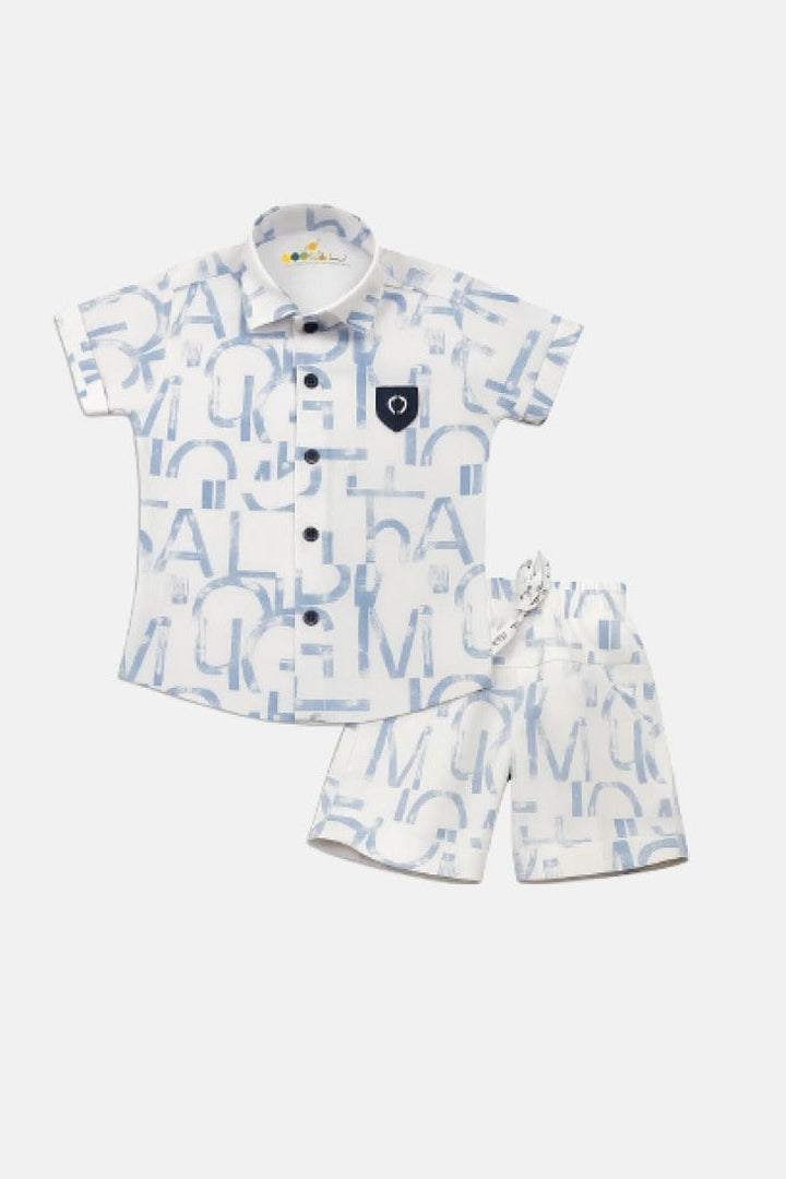 Premium Co-ord Set For Babies | Alphabetical Print | Soft & Breathable