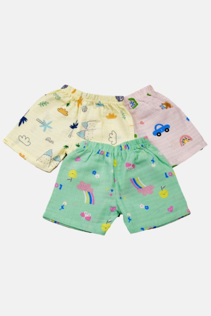 Muslin Clothing Sets For Babies | Ultra-Soft & Breathable | Pack of 3