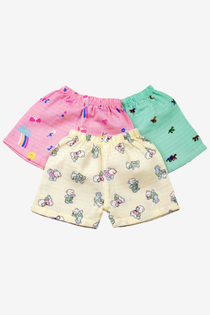 Muslin Clothing Sets For Babies | Naturally Soft | Pack of 3