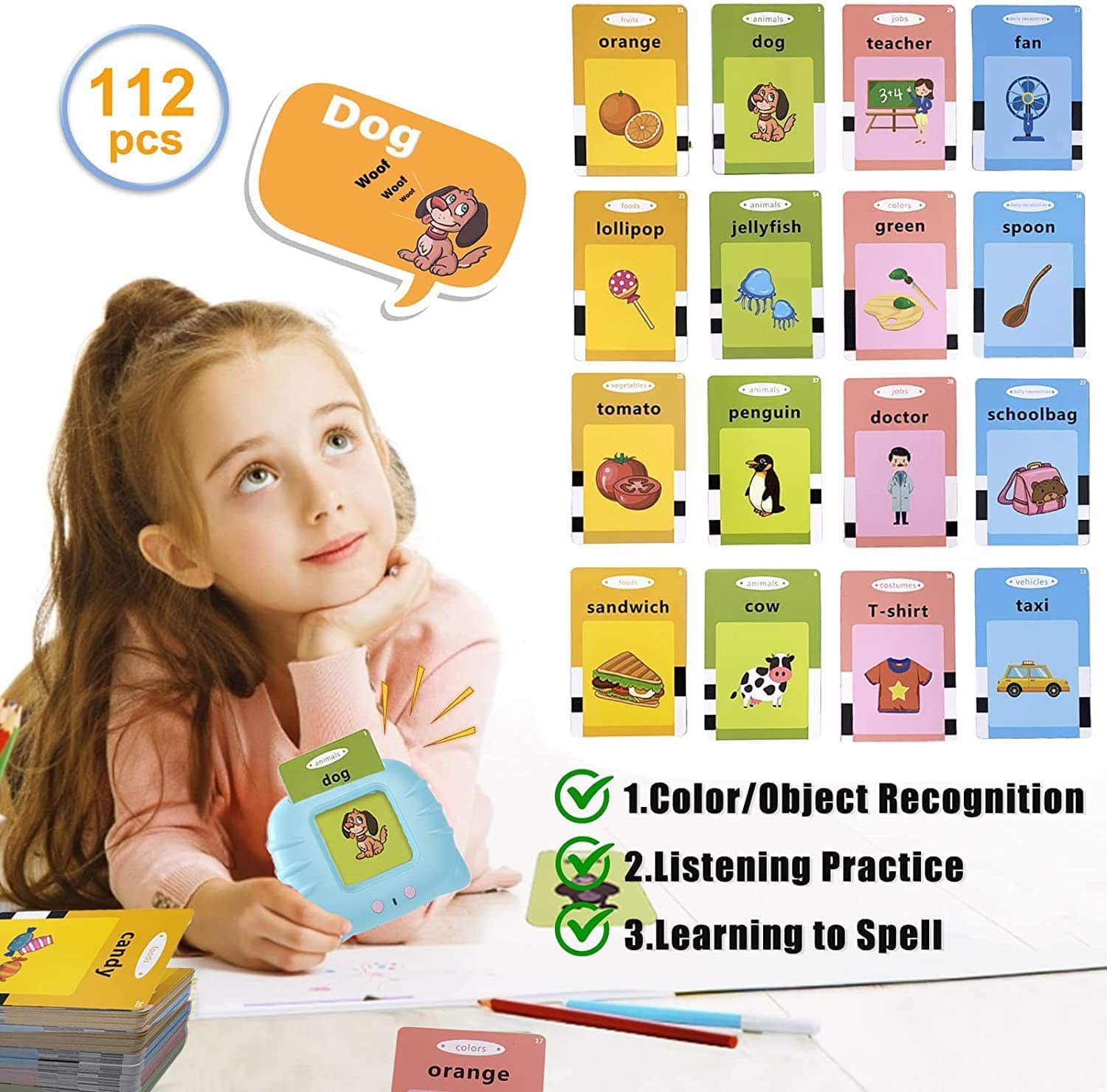 Talking Baby Double Sided Flash Cards