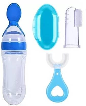 Baby Teether & Feeding Combo | 8-Piece Multicolor Set