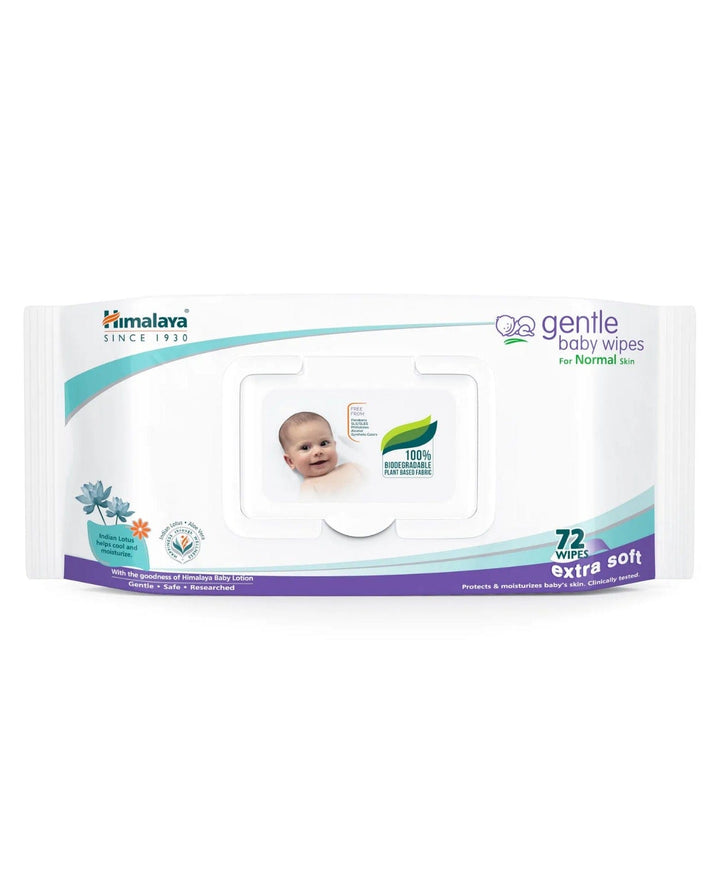 Himalaya Herbal Gentle Baby Wipes | 72 Pieces