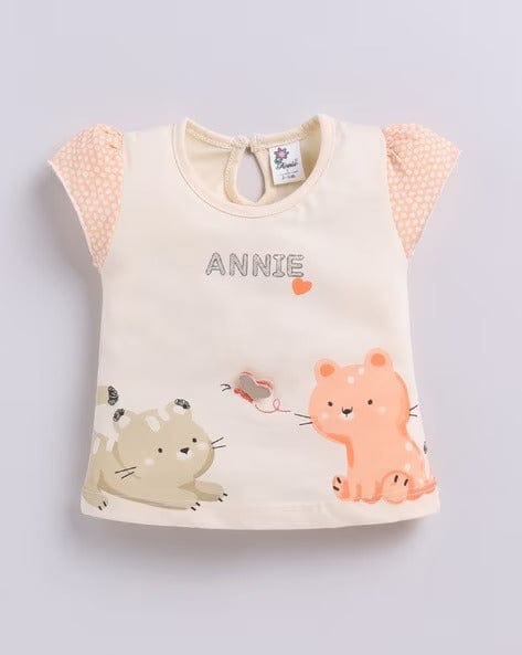 Cat Printed Clothing Sets For Girls