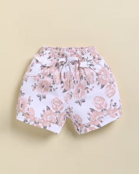 Brown Printed Clothing Sets For Girls