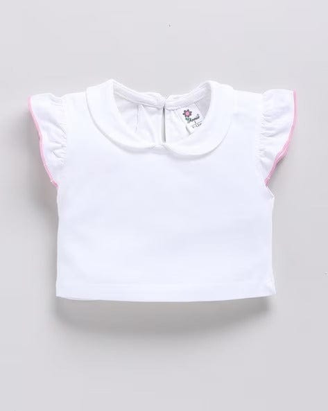 Pink Printed Frock For Girls