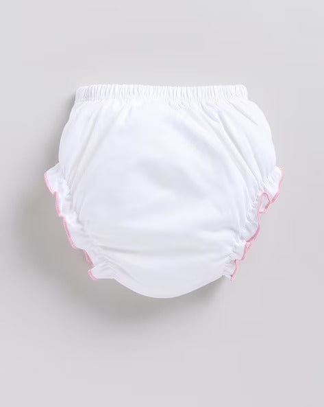 Pink Printed Frock For Girls