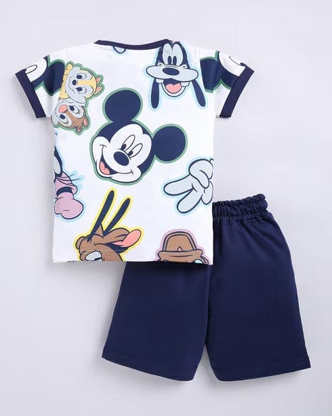 Printed Clothing Sets For Boys | Navy Blue