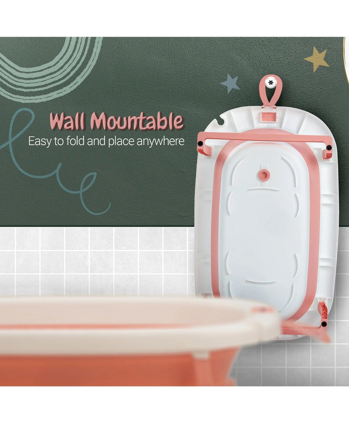 Folding Bath Tub With Drain Plug