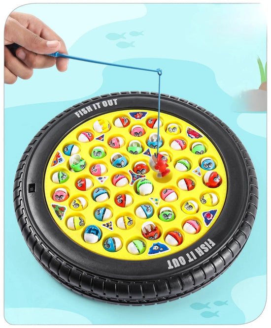 Magnetic Fishing Game Set | 45 Fish and 4 Poles | +3 Years