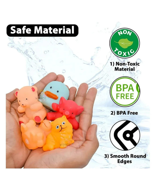 Baby Floarting Choo Choo Bath Toys | PACK OF 7 | 0-3Y