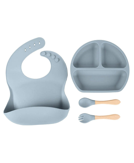 Baby Silicon Sticky Plate Set | 06M+| 100% Food Grade Silicone