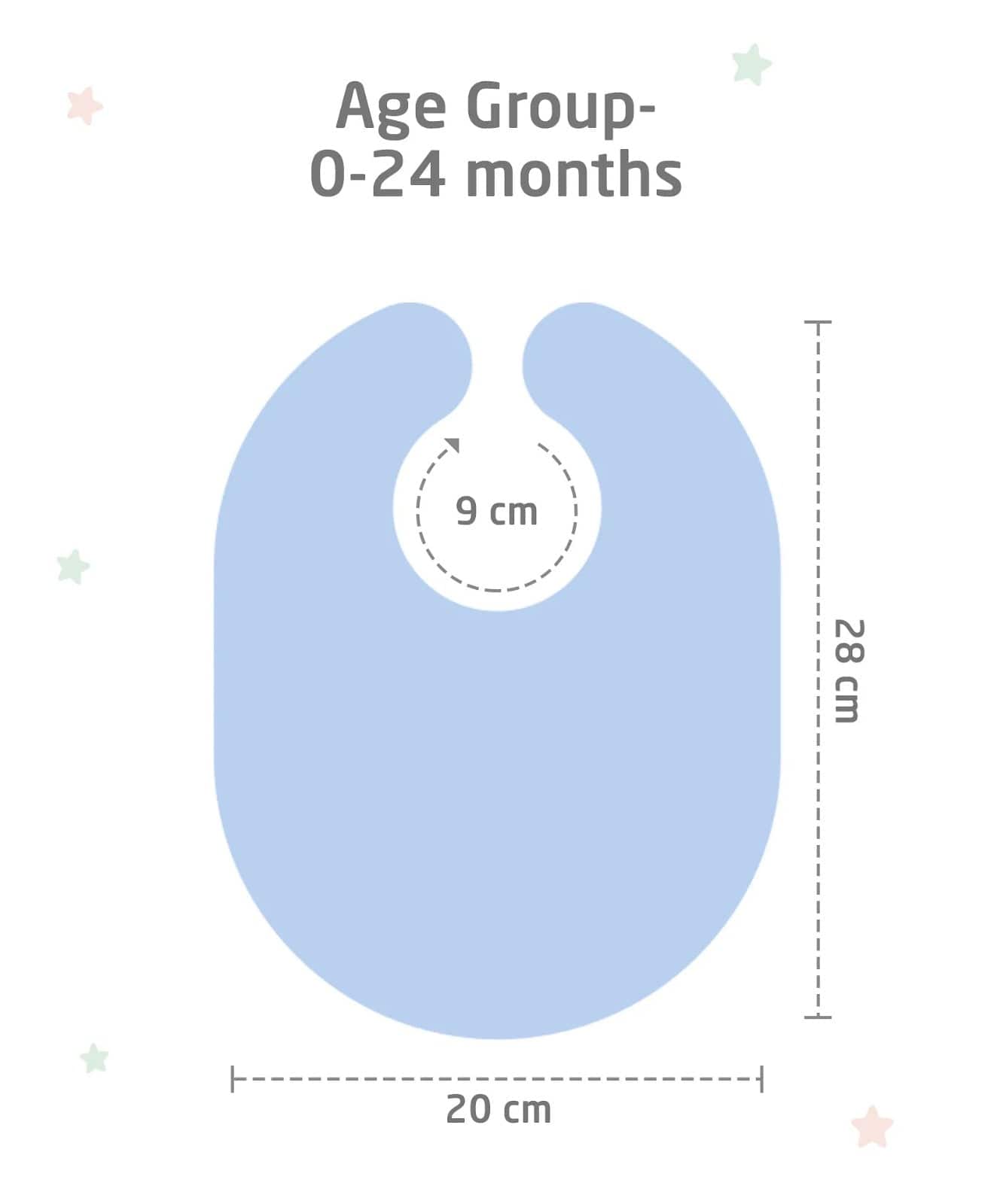 Waterproof Feeding Bibs For Babies | Pack of 3 | Unisex