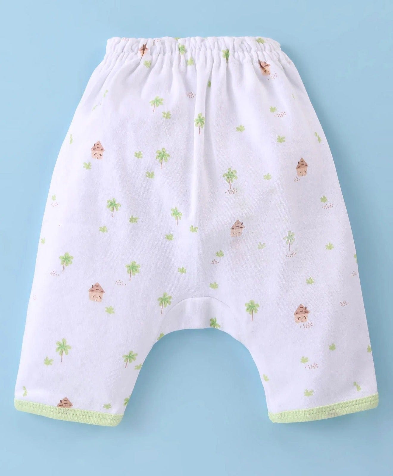 Diaper Pajama For Newborn Babies | Unisex | Pack of 3 | White