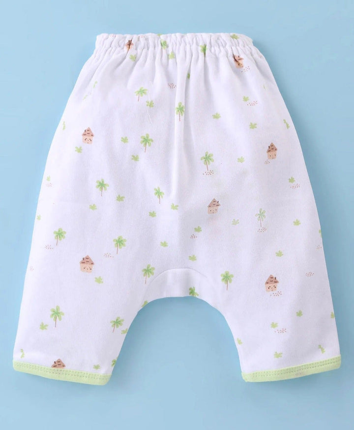 Diaper Pajama For Newborn Babies | Unisex | Pack of 3 | White
