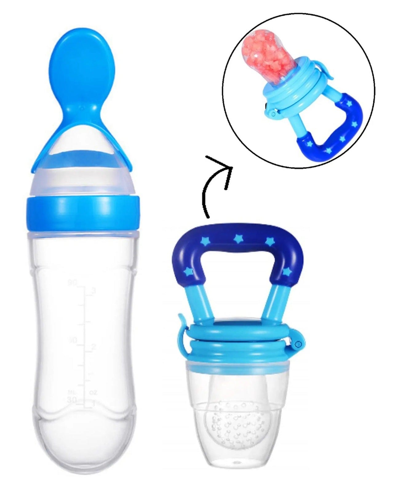 Baby Fruit And Food Nibbler & Feeder | Easy Grip | Pack of 2