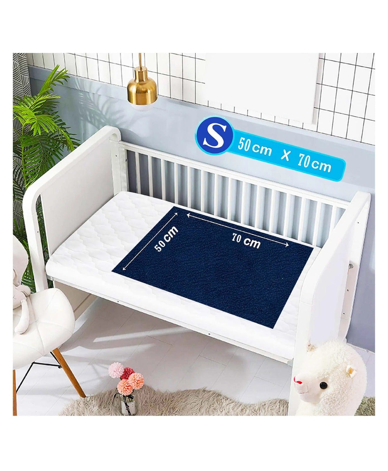 NewBorn Diapers & Dry Sheet Combo | Pack of 12 | 0-6M