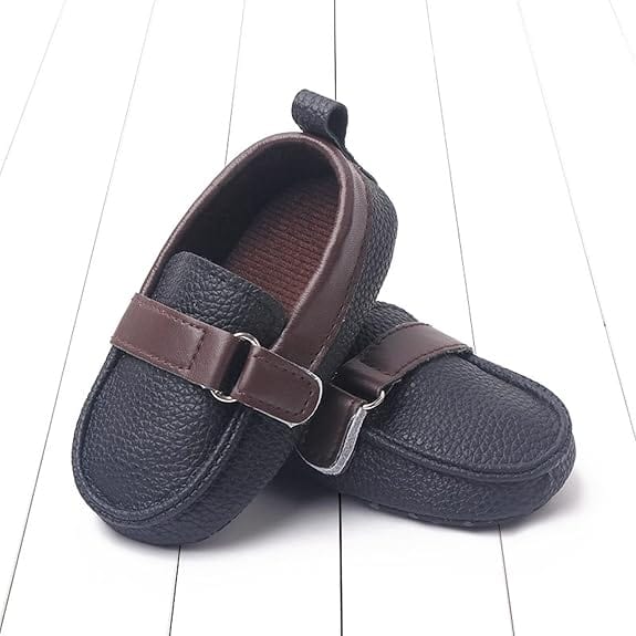 Partywear Loafer Shoes For Baby Boys | Anti Slip | Navy