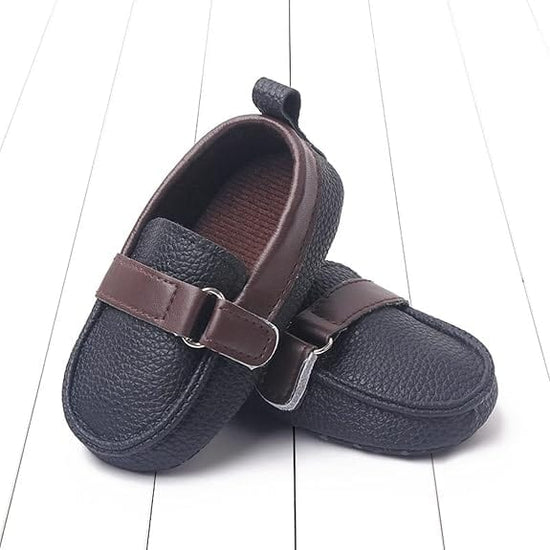 Partywear Loafer Shoes For Baby Boys | Anti Slip | Navy