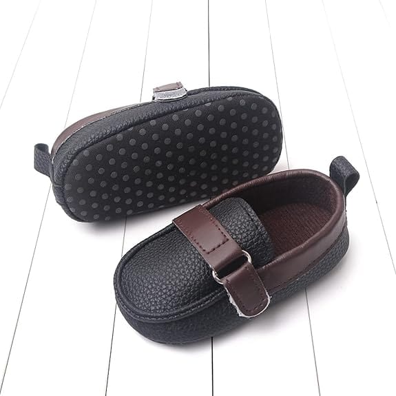 Partywear Loafer Shoes For Baby Boys | Anti Slip | Navy