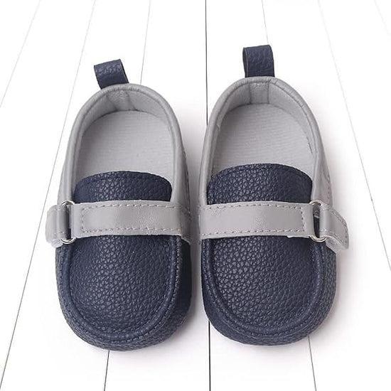 Partywear Loafer Shoes For Baby Boys | Anti Slip | Navy