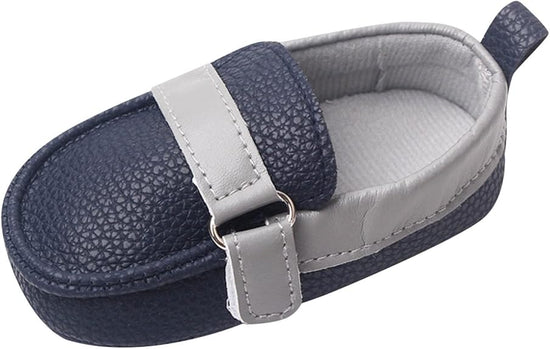 Partywear Loafer Shoes For Baby Boys | Anti Slip | Navy